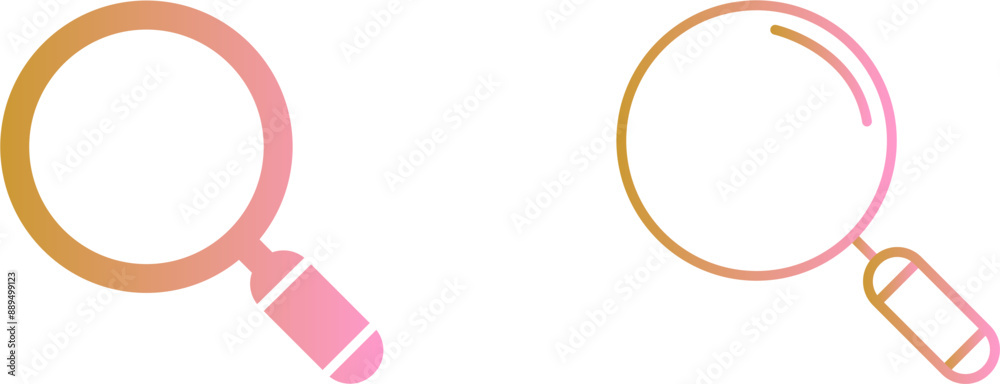 Magnifying Glass Vector Icon Magnifying Glass Vector Icon