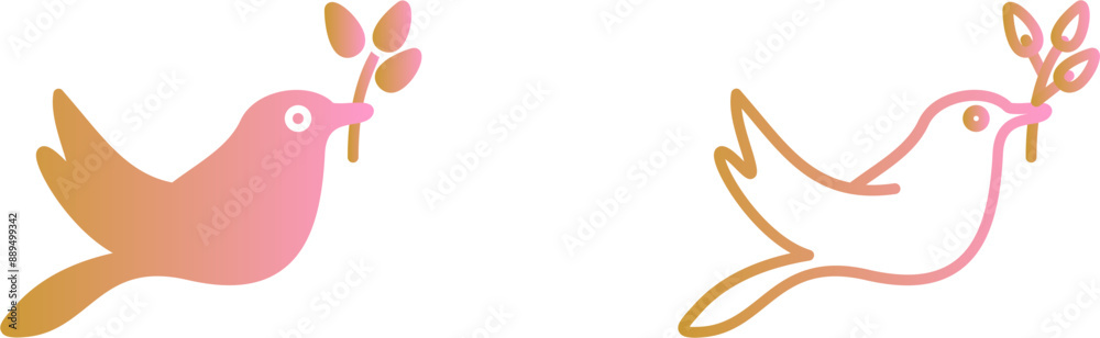 Cute Bird Vector Icon Cute Bird Vector Icon