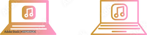Play Music Vector Icon