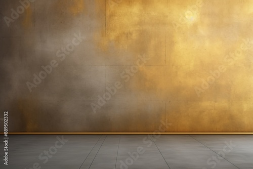 gold concreate and cement wall to present product and background