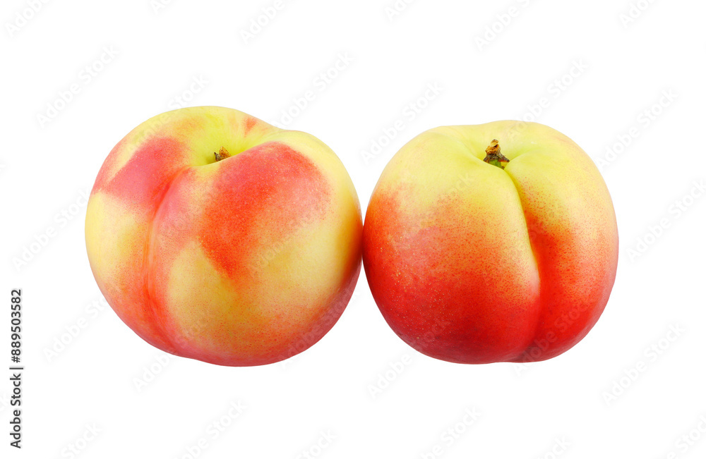 Nectarine fruit isolated on white background. Nectarine fruit isolated on white background.
