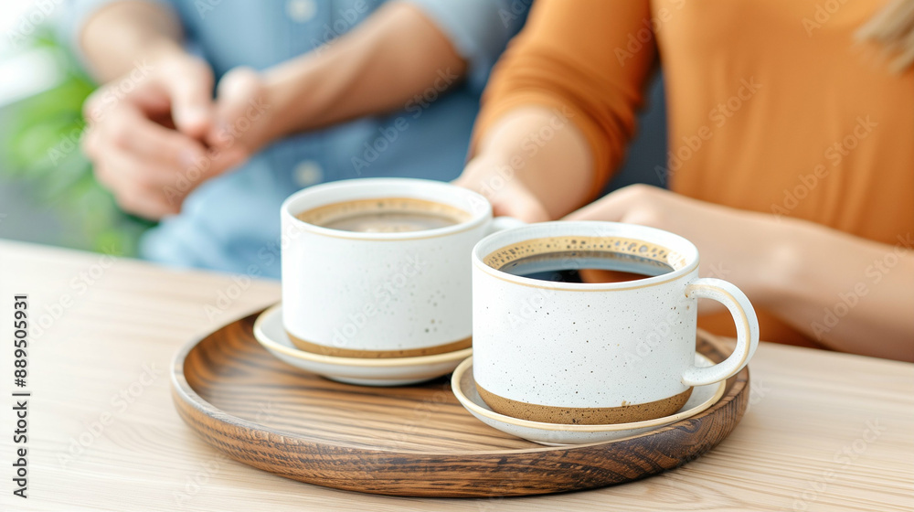 Casual Morning Coffee with Comfortable Seating. Enjoy Your Coffee Time with Friends or Loved Ones Casual Morning Coffee with Comfortable Seating. Enjoy Your Coffee Time with Friends or Loved Ones