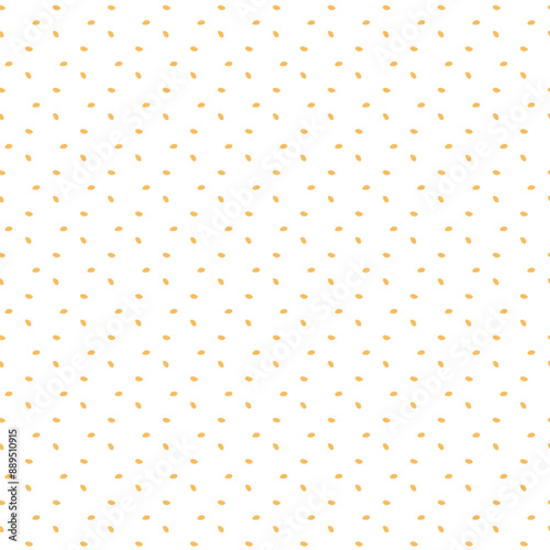 Seamless pattern of white sesame seeds. Abstract wallpaper