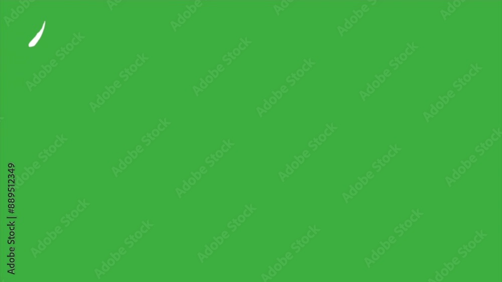 Animation video loop winter element cartoon effect on green screen background with motion blur effect, good for transition your video Animation video loop winter element cartoon effect on green screen background with motion blur effect, good for transition your video