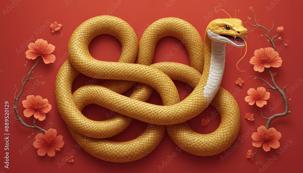 Obraz premium year of the snake