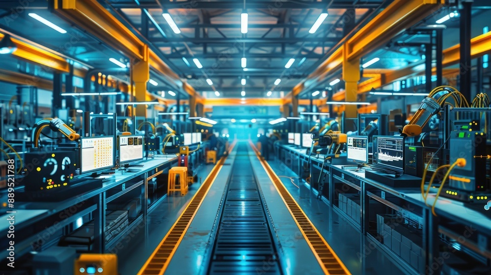 Technicians using advanced tools to measure and reduce emissions in a sustainable production facility. Technicians using advanced tools to measure and reduce emissions in a sustainable production facility.
