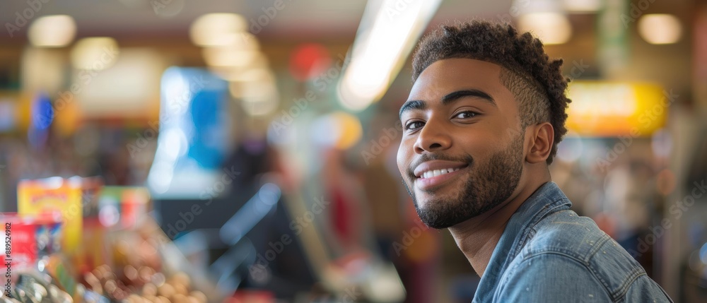 Efficient Store Clerk Handling Long Line of Customers with Patience and Precision Efficient Store Clerk Handling Long Line of Customers with Patience and Precision