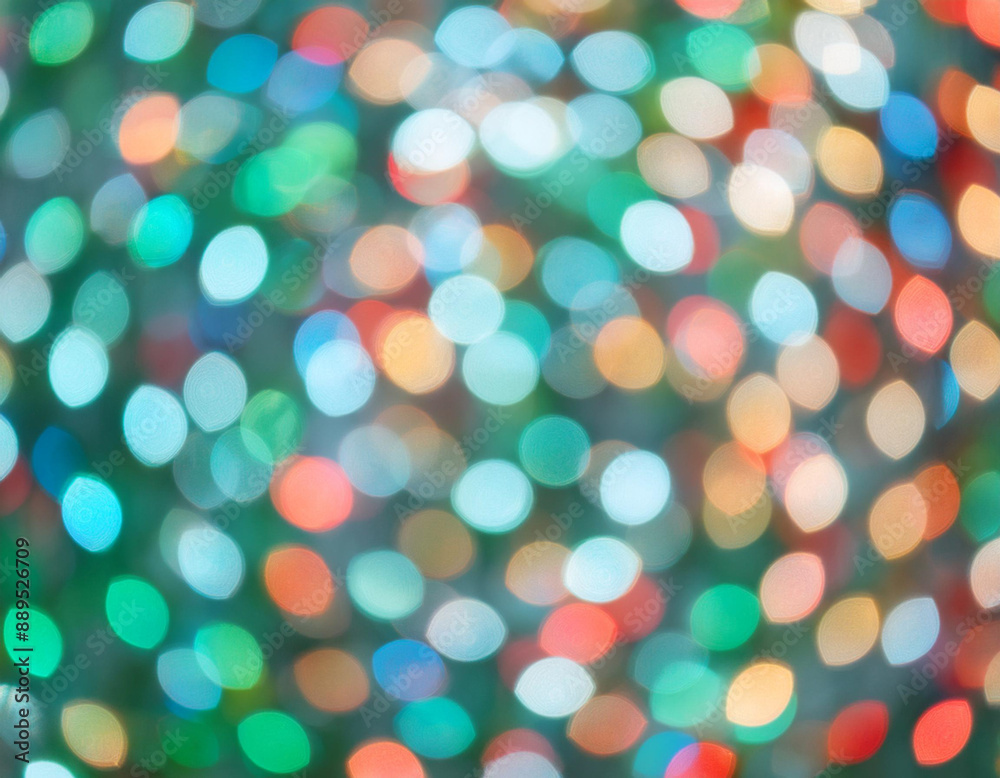 Abstract Colorful Bokeh Background With Celebration Mood Abstract Colorful Bokeh Background With Celebration Mood