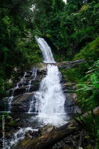 landscape of Mae Ya Waterfall in Doi Inthanon national park 