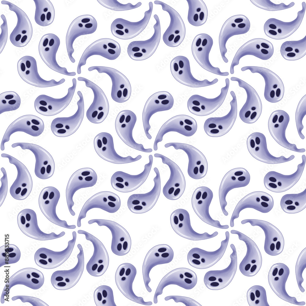 Halloween Ghost Pattern Halloween Ghost Pattern