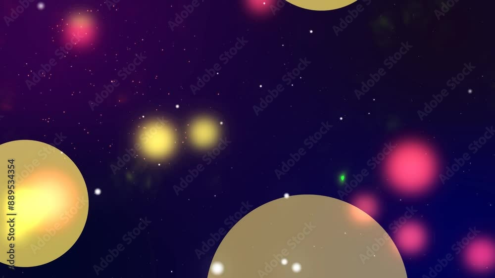 Merry Christmas video greeting. Red text appearing on fireworks, bokeh and stars background. Christmas banner. 3D animation. Merry Christmas video greeting. Red text appearing on fireworks, bokeh and stars background. Christmas banner. 3D animation.