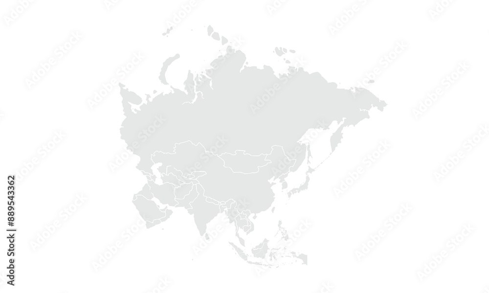 Asia map Grayscale,isolated on white background for website layouts,background,education, precise,customizable,Travel worldwide,map silhouette backdrop,earth geography, political,reports. Asia map Grayscale,isolated on white background for website layouts,background,education, precise,customizable,Travel worldwide,map silhouette backdrop,earth geography, political,reports.