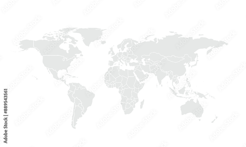 World map Grayscale,isolated on white background for website layouts,background,education, precise,customizable,Travel worldwide,map silhouette backdrop,earth geography, political,reports. World map Grayscale,isolated on white background for website layouts,background,education, precise,customizable,Travel worldwide,map silhouette backdrop,earth geography, political,reports.