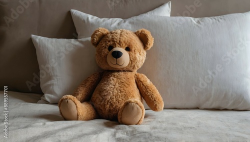 teddybear, pillow