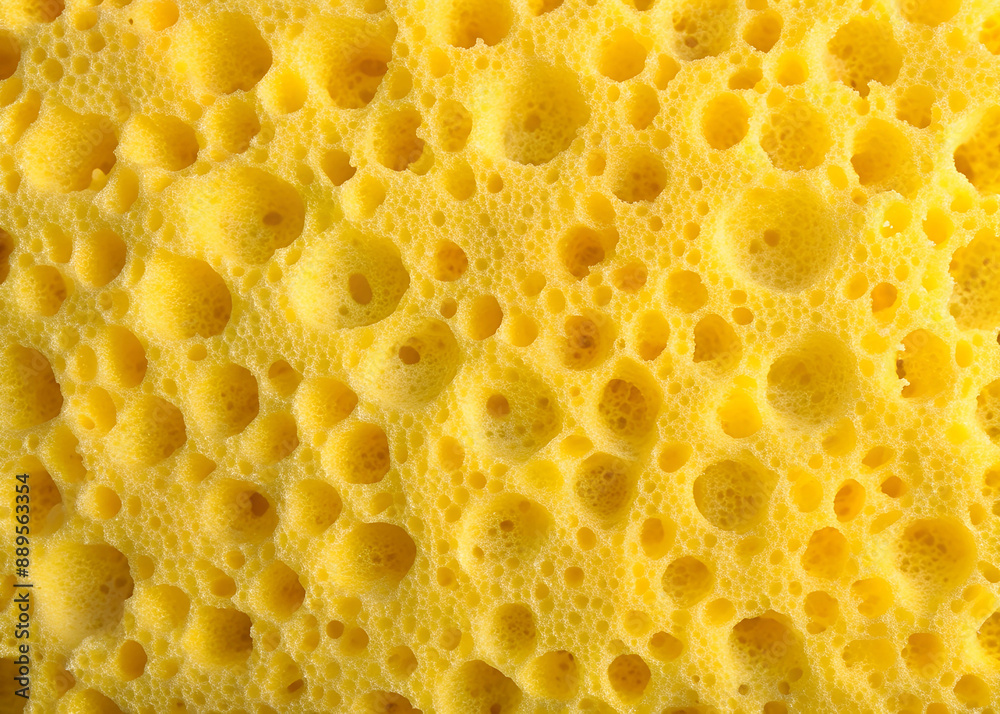 Macro image of a yellow sponge surface that looks soft and clean. Macro image of a yellow sponge surface that looks soft and clean.