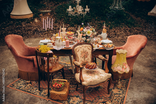 Foto shooting printanier brunch