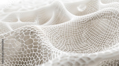 Chitosan nanofibers, organic structure, nano-scale detail, eco-friendly textile innovation