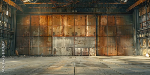 Wallpaper Mural Rustic Abandoned Industrial Warehouse Torontodigital.ca