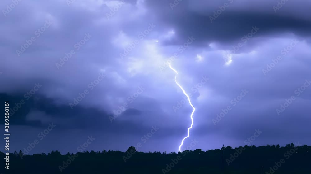 Lightning in the field