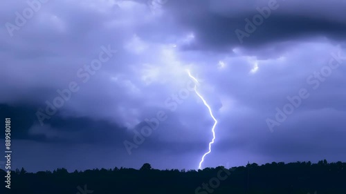 Lightning in the field