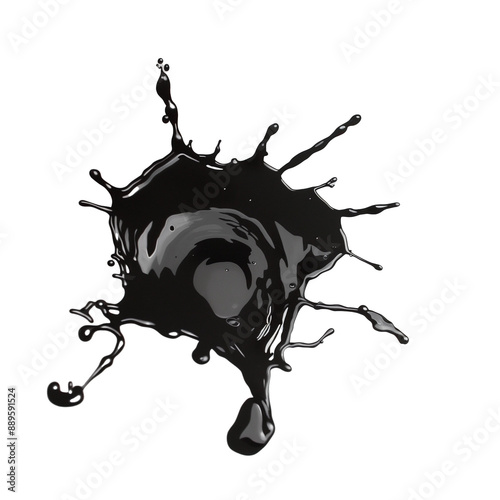 black splash of ink transparent png  photo