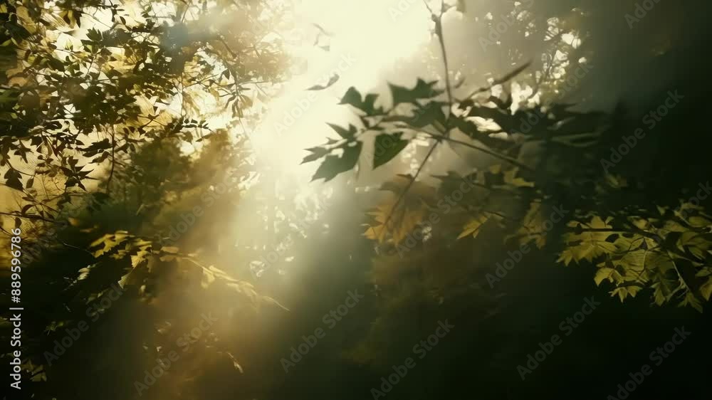 The gentle breeze causes the leaves to sway and dance casting everchanging patterns of light and shadow. The gentle breeze causes the leaves to sway and dance casting everchanging patterns of light and shadow.