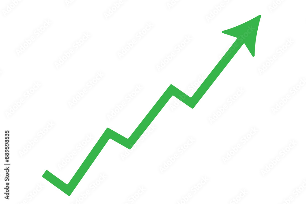 green arrow graph going up finance business growth high top concept vector illustration green arrow graph going up finance business growth high top concept vector illustration