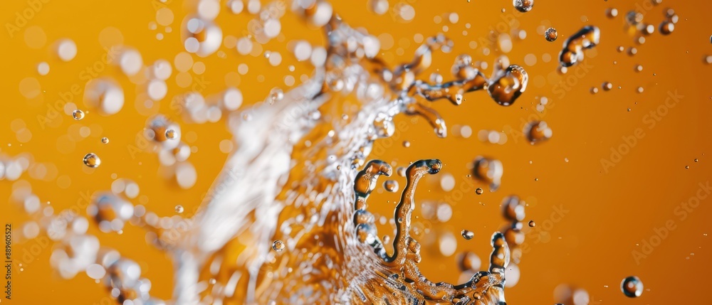 © JK_kyoto - Soda explodes in a fizzy spectacle, with bubbles and liquid parts flying in every direction © JK_kyoto - Soda explodes in a fizzy spectacle, with bubbles and liquid parts flying in every direction