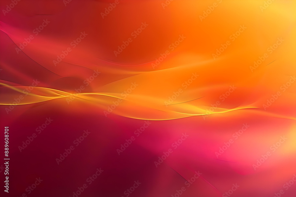 Obraz premium Vibrant Abstract Gradient Background in Oranges and Reds