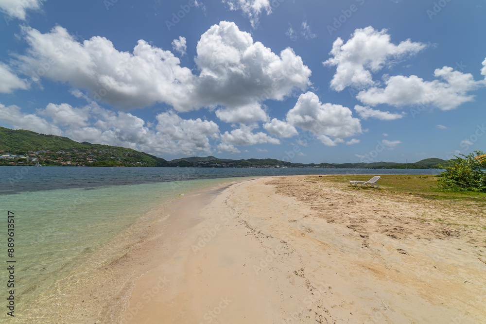 Bay view in Sainte-Anne, Martinique, France Bay view in Sainte-Anne, Martinique, France
