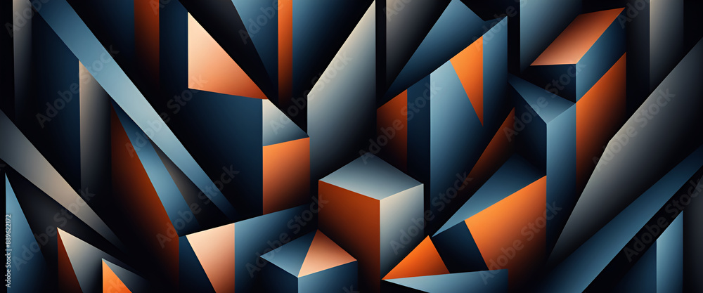 illustrazione con elementi geometrici astratti a tema contemporaneo illustrazione con elementi geometrici astratti a tema contemporaneo
