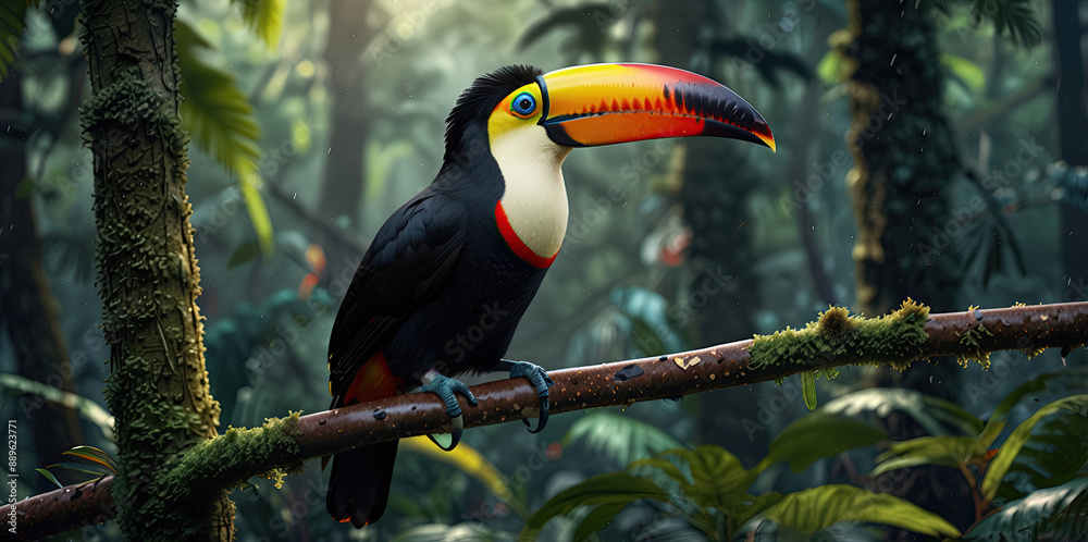 wildlife stunning head of the Toucan bird is exquisitely detailed and beautiful wildlife stunning head of the Toucan bird is exquisitely detailed and beautiful