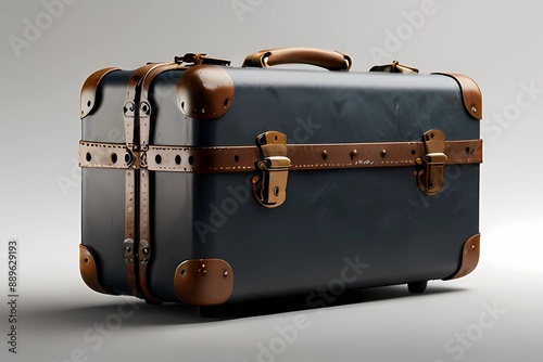 Suitcase isolated on white background
