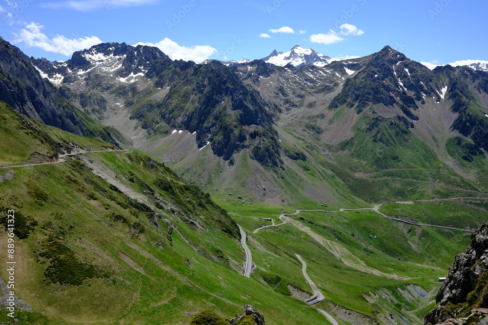 View from Col de Tourmalet, France View from Col de Tourmalet, France