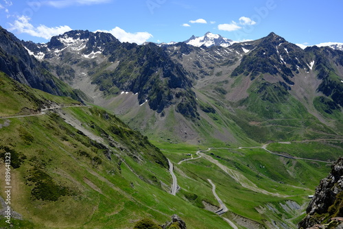 View from Col de Tourmalet, France