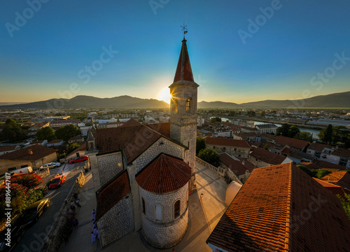 panorama of the old town, Metković, Croatia, photo