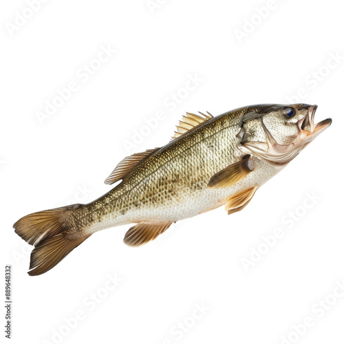 Photo of Bass isolated on transparent background