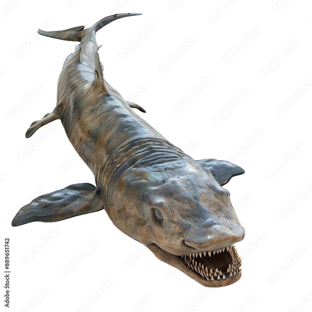 Photo of Frilled shark isolated on transparent background Photo of Frilled shark isolated on transparent background