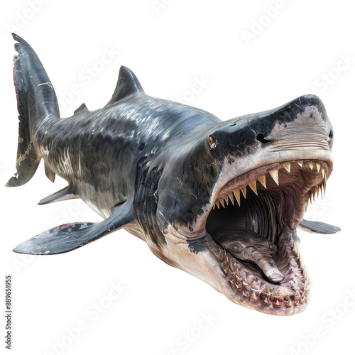 Photo of Goblin Shark isolated on transparent background