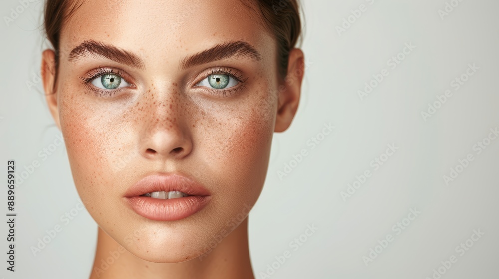 A model with flawless skin and a calm, serene expression, high-resolution photo, realistic photo, hyper realistic A model with flawless skin and a calm, serene expression, high-resolution photo, realistic photo, hyper realistic