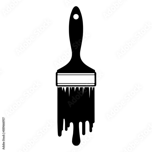 paintbrush, vector, paint, illustration, design, drop, drip, brush, graphic, splatter, stroke, artistic, blob, creative