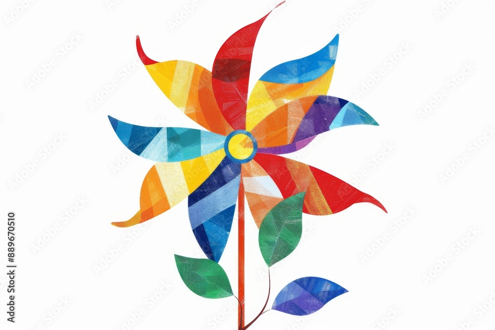 A colorful pinwheel spinning in the breeze, celebrating freedom and unity on Juneteenth. The bold letters of the holiday's name shine bright against the vibrant colors. A colorful pinwheel spinning in the breeze, celebrating freedom and unity on Juneteenth. The bold letters of the holiday's name shine bright against the vibrant colors.