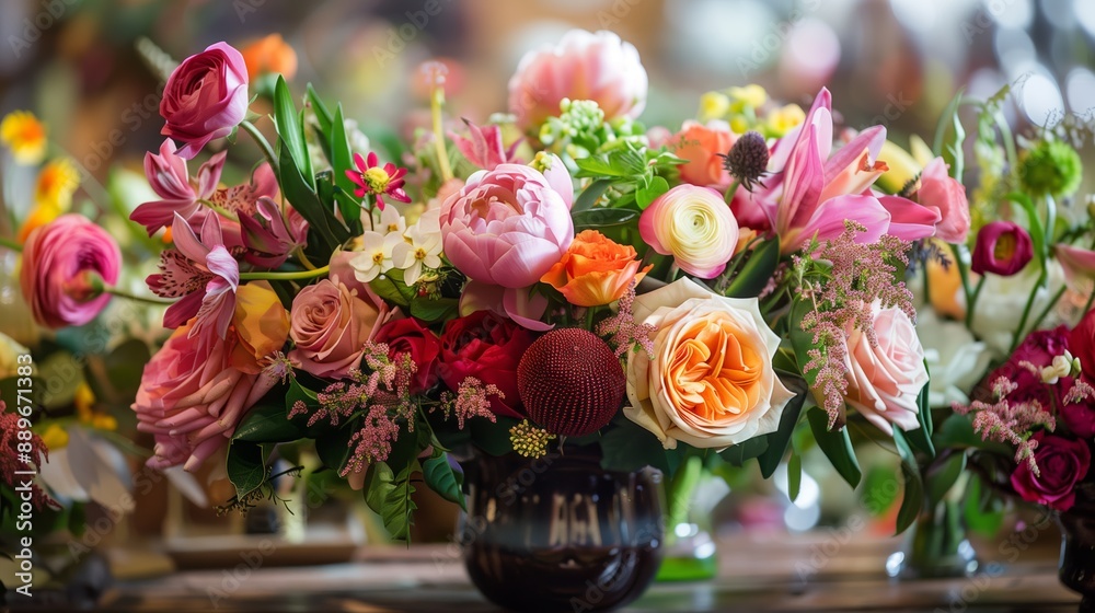 Aromatic Oasis: Floral Arrangements in Full Bloom Aromatic Oasis: Floral Arrangements in Full Bloom