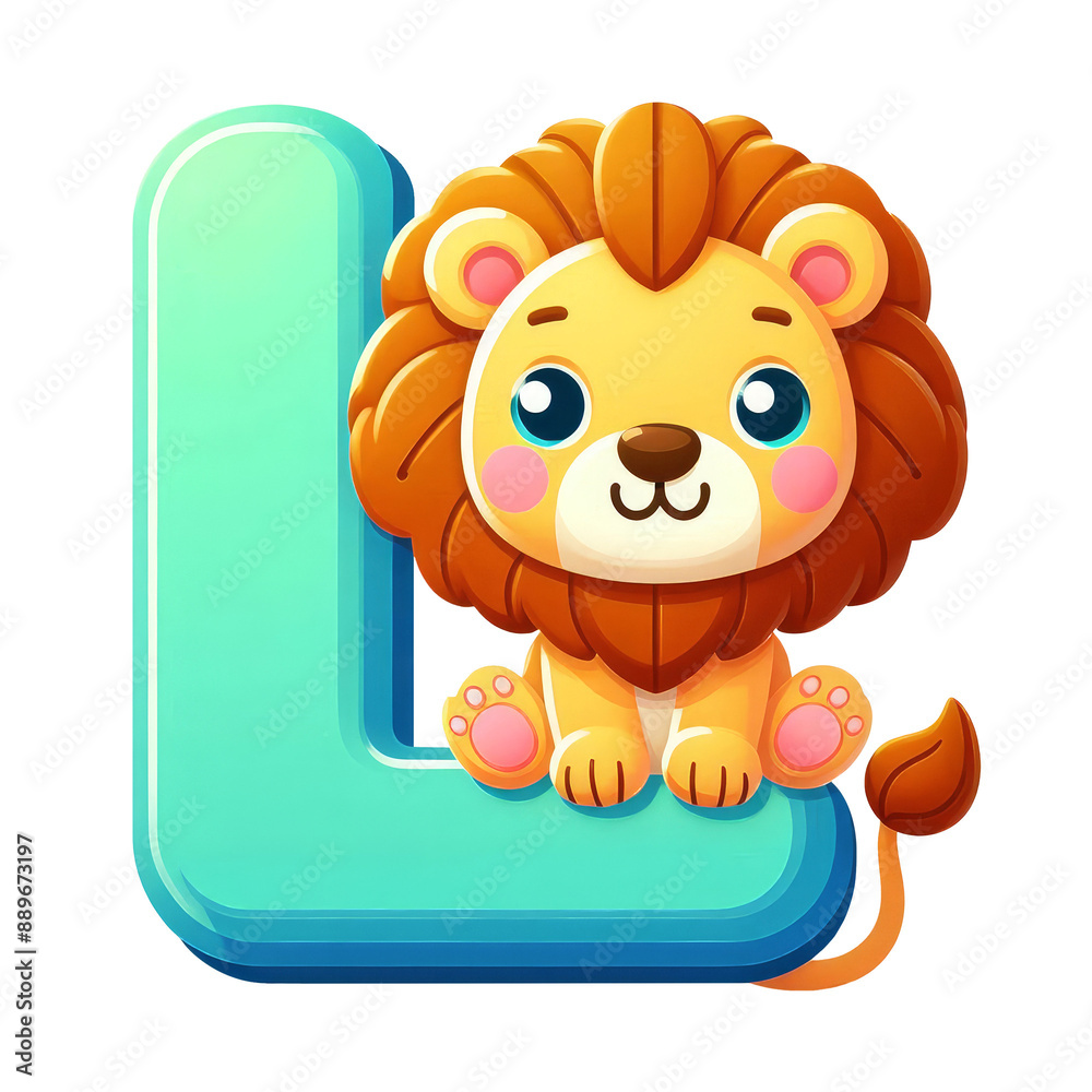 L Alphabet for children, L character A-Z , Lion Alphabet L Alphabet for children, L character A-Z , Lion Alphabet
