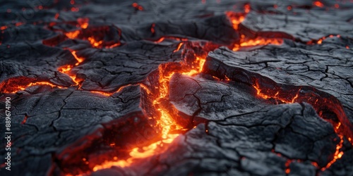 Lava field close-up