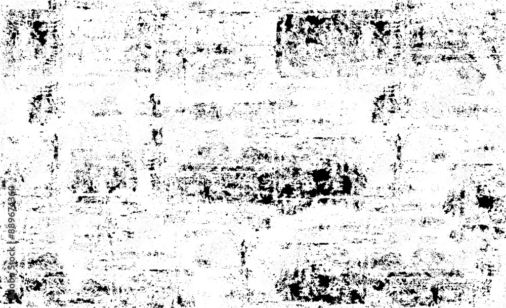 Rough black and white texture vector. Distressed overlay texture. Grunge background. Abstract textured effect. Vector Illustration. Black isolated on white background. EPS10