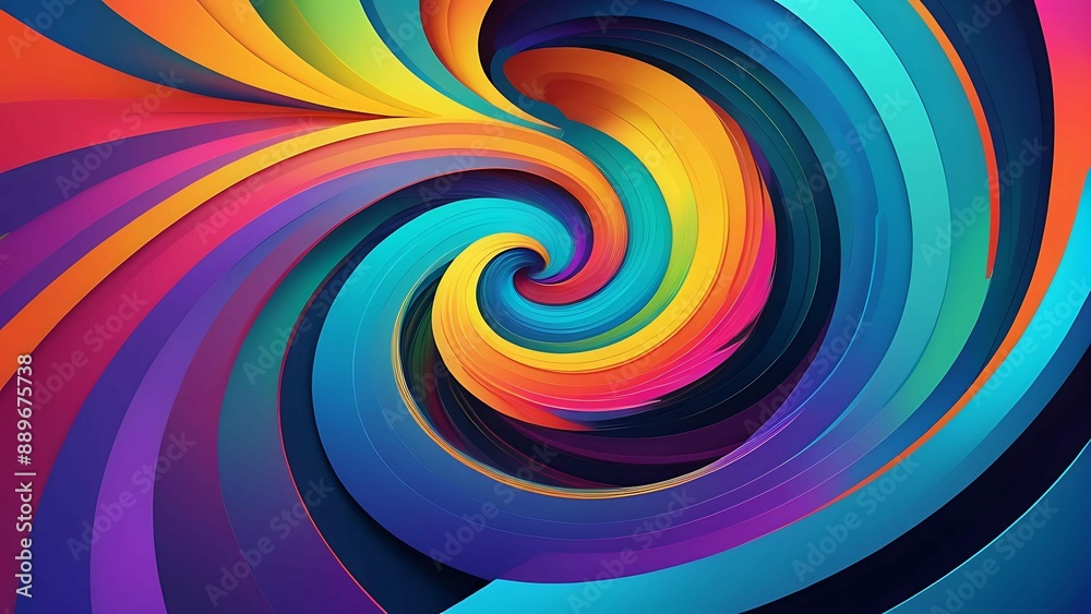 abstract colorful swirl background