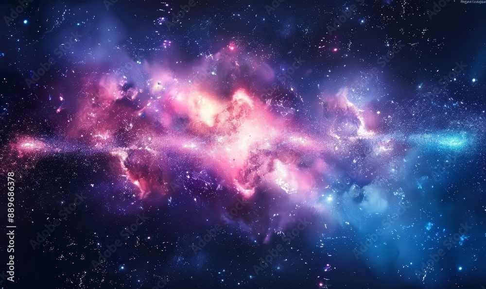 Colorful space galaxy cloud nebula. Stary night cosmos. Universe science astronomy. Cosmic space and stars, nebula and galaxy abstract background, Generative AI Colorful space galaxy cloud nebula. Stary night cosmos. Universe science astronomy. Cosmic space and stars, nebula and galaxy abstract background, Generative AI