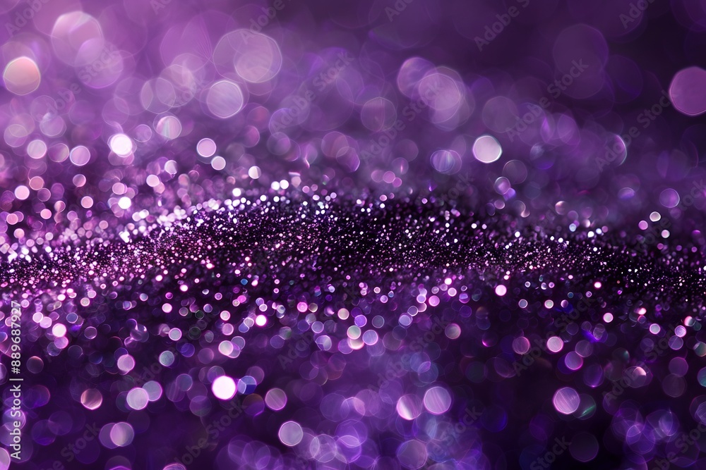 Mesmerizing Purple Glitter Bokeh Background Mesmerizing Purple Glitter Bokeh Background