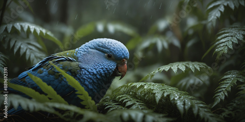 Parrot in a forest